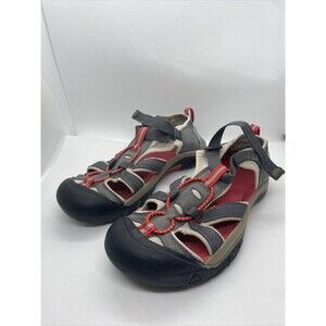 KEEN Womens 5 Venice H2 C Magnet Fiery Sport Sandals Gray Red Hiking